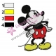 Mickey Mouse Cartoon Embroidery 9